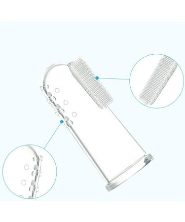 1set Baby Finger Toothbrush for Training Teething Kids Soft Silicone Training Toothbrush Baby Children Oral Care Tooth Brush Baby Stuff Yellow - Buy Online on GoSupps.com