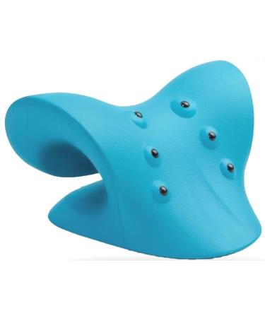 BulBus Bow Neck Hump Corrector Pillow-Neck Stretcher Posture Corrector for Pain-Shoulder & Neck Relaxer-Cervical Neck Traction Pillow- Magnetic Neck Stretcher