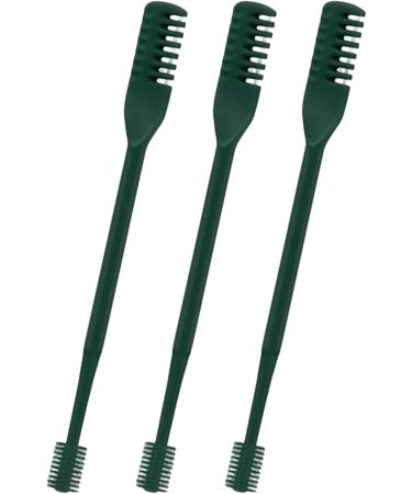 Nose Hair Trimmer Double Head Set of 3 Trimmers Portable 360 Degree Rotatable for Shaving and Body Care for Men and Women Dark Green - Buy Online on GoSupps.com