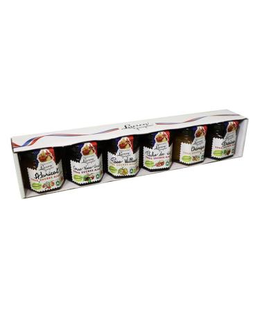 Lucien Georgelin Assortment of 6 No Added Sugar Preparations Pack of 6 x 47g Nutri-Score A