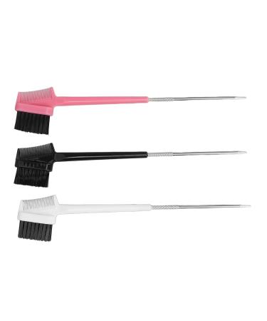 3pcs Eyebrow Brush Comb Set - Multifunctional Double Sided Eyelash & Eyebrow Grooming Tool for Lash Separation & Clump Removal - Buy Online on GoSupps.com
