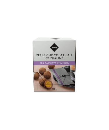 RIOBA Billes au chocolat au lait et pralin 200 pi ces