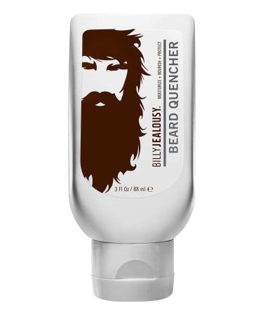 Billy Jealousy Beard Quencher Nourishing and Strengthening Moisturizer for Mane and Skin with Shea Butter Amino Acids and Black Oat Seed Fights Frizz Relieves Itch and Flakes 3 Fl Oz