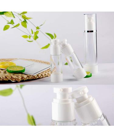 Refillable Airless Pump Bottles - 3x30ml/15ml Travel Size BPA Free TSA Approved Cosmetics & Perfume Sprayers - Buy Online on GoSupps.com