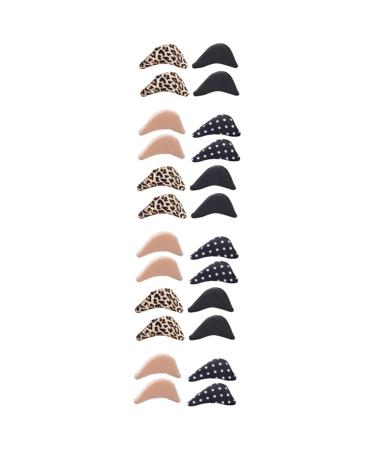Gatuida 12 Pairs Shoe Pads for High Heels Shoe Toe Fillers Gel Insoles Heel Cushions Cups Toe Plug Shoe Fillers for Amputated Toes Shoe Inserts Sponge Shoe Filler Adjust Padding