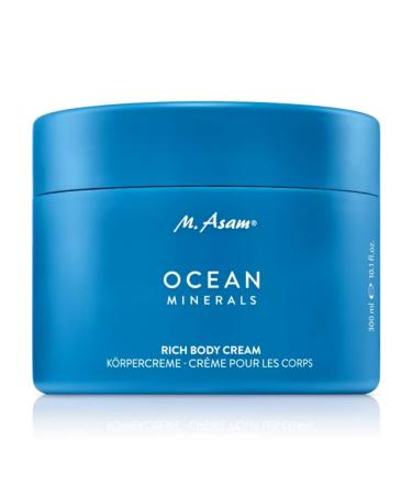 M. Asam OCEAN MINERALS Body Cream (300ml) - Rich Firming and Softening Body Cream with Marine Minerals from Seaweed and Coastal Plant Extracts Moisturizing Active
