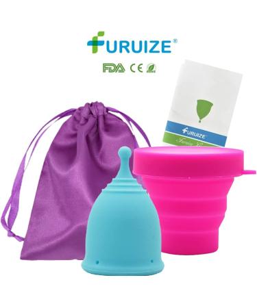 Furuize Sporti Menstrual Cup & Sterilization Cup | 100% Medical Soft Silicone | Prevent Infections & Strengthen Pelvic Floor - Buy Online on GoSupps.com
