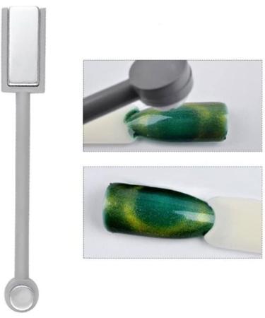 3D Magnet for Nails Cat Eye Gel Nail Polish Magnet Cat Eye Gel Plate Manicure Nails Double Head Polish DIY for Women Beauty - Buy Online on GoSupps.com