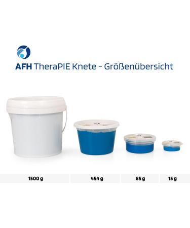 AFH TheraPIE Knete 1.5 kg - Firm Therapy Modeling Clay (Blue) | Ideal for Strength & Resistance Training | International Shipping Available - Buy Online on GoSupps.com