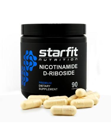 STARFIT - Nicotinamide D-Riboside Booster NAD+ Energy & Focus Supplement Anti-Aging Cellular Support 90 Capsules 90 Count (Pack of 1)