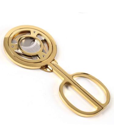 Round Double-Blade Stainless Steel Cigar Cutter Three-Blade 3-Blade Stainless Steel Gold-Plated Cigar Cutter Pocket Knife Cuban Cigar Cutter - Buy Online on GoSupps.com