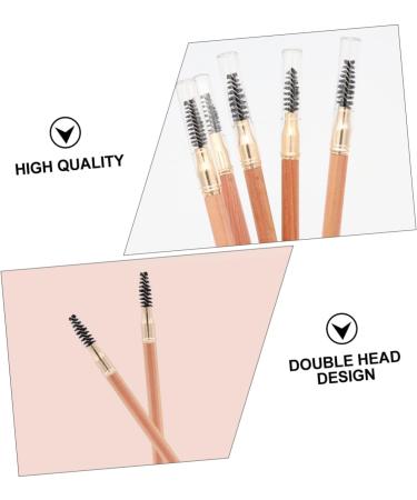 SOESFOUFU 2pcs Double Ended Eyebrow Pencil with Brush Women Makeup Pencils Makeup Eyebrow Tool Eyeliner Wood - Buy Online on GoSupps.com