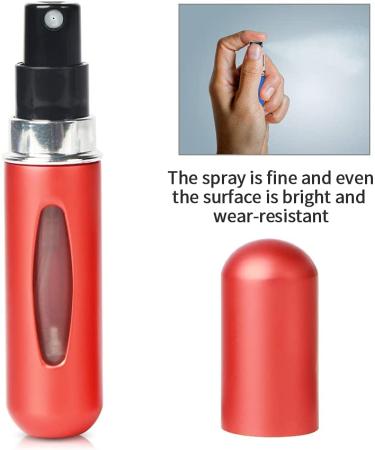 Portable 5ml Mini Perfume Atomizer Bottles - 4 Pack | Refillable Spray Bottles for Travel - Buy Online on GoSupps.com