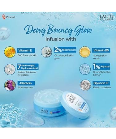 Lac.to Calamine Super Light Moisturizer for Face - 150g | Oil-Free Hydration with Niacinamide Hyaluronic Acid & Vitamin E | Best Moisturizer for Oily Skin - Buy Online on GoSupps.com