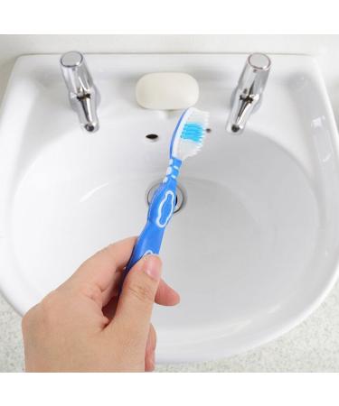 Beaupretty 6Pcs Tiny Toothbrush Set - Soft Short Handled Oral Cleaning Brushes with Thumbprint Handle | Ideal for Travel & Daily Use - Buy Online on GoSupps.com