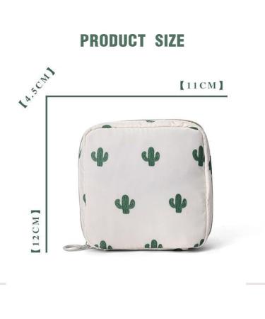 ZKGYUS Tampon Storage Bag - 2 Pieces Portable Zipper Bags for Menstruation | Stylish & Discreet Period Bags for Women & Girls - Buy Online on GoSupps.com