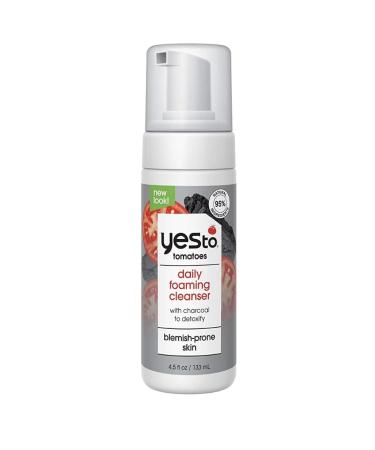 Yes To Tomatoes Anti-Pollution Detoxifying Charcoal Facial Cleanser - 4.5 fl oz | International Shipping Available - Buy Online on GoSupps.com