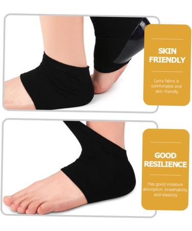 GLEAVI 10 Pairs Anti-Rip Heel Socks - Reusable Foot Support & Protector for Outdoor Use | Washable & Portable Heel Sleeves - Buy Online on GoSupps.com