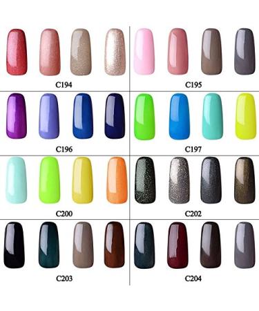 Vishine Gel Nail Polish Kit - Dissolvable UV LED Multi-Colors (4 x 15 ml) for Perfect Nail Art - Buy Online on GoSupps.com