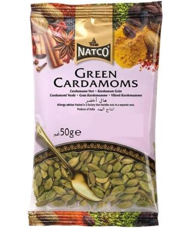 Natco Green Cardamoms 50g - Premium Quality Spice for Cooking and Baking - Buy Online on GoSupps.com
