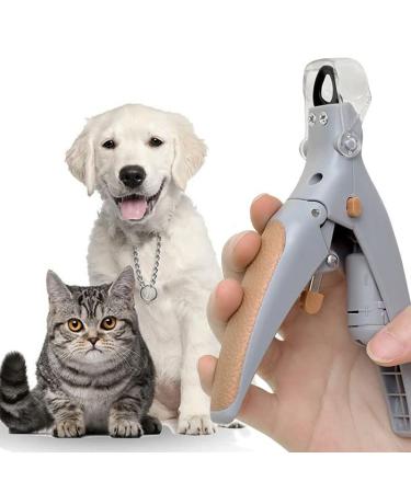 WisePatch Dog Nail Clipper with Bright LED Light, LED pet Nail Clippers with Safety Guard and Nail File for Bloodline, Sharp Blade Nail Trimmers Grooming Tool for Dog and Cat