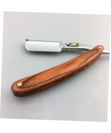 Beavorty Handwear Metal Razor for Men | Portable Old-Fashioned Straight Blade Beard Razor | Safe Bamboo Manual Shaving Apparatus - Buy Online on GoSupps.com