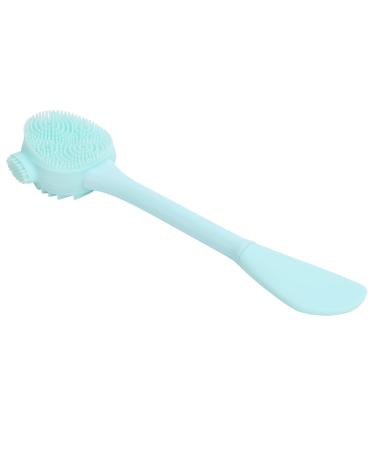 Face Brush Brosse Pourge Manuelle Foodade Silicone Pp Handheld Silicone Face Brush Diy Mixing Stick Makeupsing Brush(Green Double Head Shape (All green double-ended knife type)