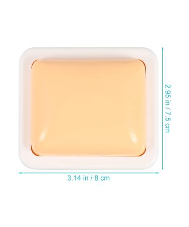 Baluue 3 PCS Intramuscular Injection Training Pad Set - Silicone Human Skin Trainer 8X7.5CM - Pack of 3 - Buy Online on GoSupps.com