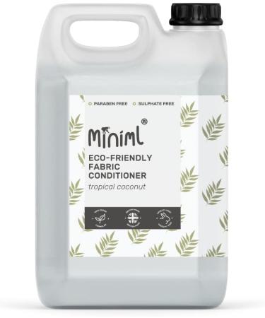 Miniml Eco Laundry Bundle 5L Refill Non Bio Laundry Liquid Washing Detergent + Fabric Softener & Conditioner Tropical Coconut Scented- 100% Vegan & Cruelty Free Natural Ingredients for Sensitive Skin - Buy Online on GoSupps.com