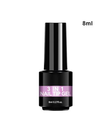 Nail Glue Gel 8ml Long-Lasting Odorless Adhesive - UV Glue Gel | For Beginners and Professionals Manicures Weddings Parties and Salon Nail Care - Buy Online on GoSupps.com