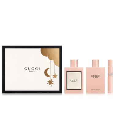 Gucci Bloom 3-Piece Set for Women (3.4 Oz Eau De Parfum Spray + 3.4 Oz Perfumed Body Lotion+ 0.33 Oz Eau De Parfum Spray) Floral 2.38 Fl Oz (Pack of 3) - Buy Online on GoSupps.com
