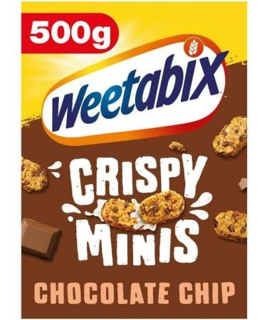 Weetabix Crispy Minis Fruit & Nut 500g and Weetabix Crispy Minis Chocolate Chip 500g (2 Pack Mixed Bundle) - Buy Online on GoSupps.com