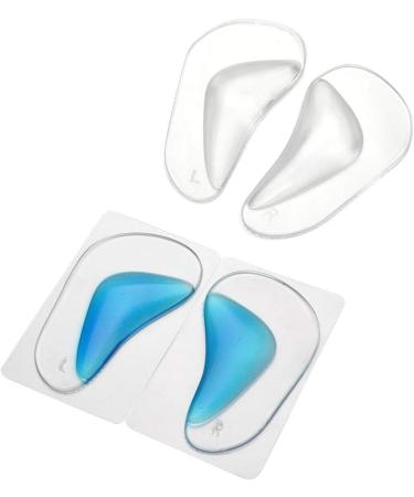 Gel Arch Support Pads - 2 Pairs Reusable Insoles for Flat Feet & Plantar Fasciitis Relief | Comfortable Cushions for Men & Women - Buy Online on GoSupps.com