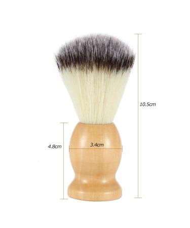 Fenteer Premium Ergonomic Barber Shaving Brush | Men's Facial & Beard Cleaning Tool for Wet Shaving - Buy Online on GoSupps.com