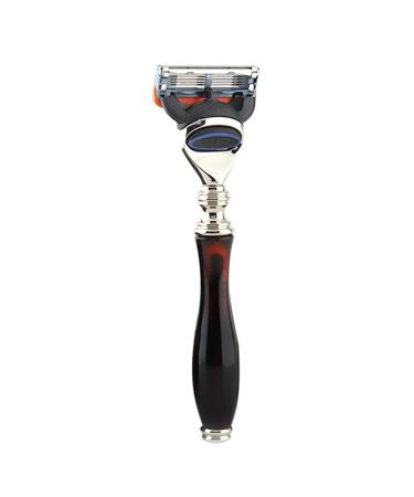 Haryali London Men's Shaving Set | 5-Edge Razor Silver Tip Badger Brush Bowl & Soap - Premium Grooming Essentials - Buy Online on GoSupps.com