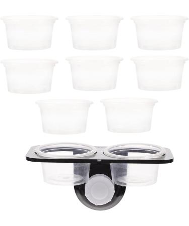 Mipcase Magnetic Reptile Ledge- Crested Gecko Feeding Ledge with 10 Bowls Reptile Feeding Cups Reptile Water and Food Dish with Suction Cup 11.7X6.3X5.7CM - Buy Online on GoSupps.com