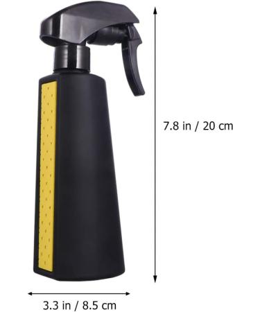 Mikinona Hair Spray Can Water Spray Bottle Container Water Sprayer for Hair Plastic Spray Bottle Water Spray Bottle for Hair Soap Travel Container Plastic Container Water Bottle Diamond Abs 20X8.5X5.5CM Yellow - Buy Online on GoSupps.com