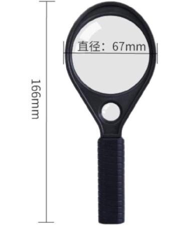 Old Man with Magnifying Glass Able Elderly Old Man Magnifying Glass Hand Small Mirror Magnifying Glass for Reading Crafts Repair Magnifier 198Mm Lofty Ambition - Buy Online on GoSupps.com