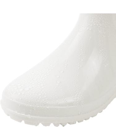 Comwarm Men's Black PVC Mid-Calf Rain Boots - Size 11.5 | Waterproof, Anti-Slip Outdoor Work Rubber Boots - Buy Online on GoSupps.com