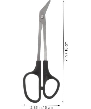 Minkissy Long Handled Toenail Scissors and Clipper - Easy Cuticle Scissor for Thick Toe Nails - Men, Women, Elderly - Black - Buy Online on GoSupps.com