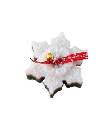 Christmas Gift Snowflake Aromatherapy Candle Home Festival Decoration no.1 8X7X3cm