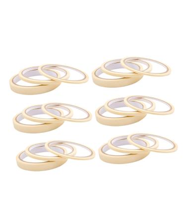 Ipetboom 18rolls Nail Art Masking Tape Nail Enamel Separate Tape Mark Tape Nail Painting Labeling Tape Diy Nail Striping Tape Nail Fine Line Textured Paper Manicure Adhesive Tape