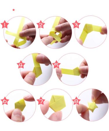 1000 Sheets Double Sided Origami Stars Paper - 20 Colors Decoration Paper Strips - Buy Online on GoSupps.com