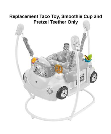 Buy Fisher-Price 2-in-1 Servin Up Fun Jumperoo Spare Parts | Tacac Toys Smoothie Cups & Pretzel Ring - International Shipping Available - Buy Online on GoSupps.com