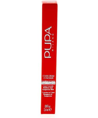 PUPA Milano Cover Cream Concealer - Light to Medium Coverage - Corrects Dark Circles - Ideal for Normal to Dry Skin - 002 Beige - 0.08 Oz - Buy Online on GoSupps.com