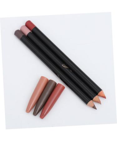 Buy Hemoton Waterproof Lip Liner Pencil - 3pcs Fine Lip Liner for Plumping & Precision | International Shipping Available - Buy Online on GoSupps.com