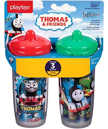  Playtex Sipsters Stage 2 360° Paw Patrol Spill-Proof,  Leak-Proof, Break-Proof Spoutless Cup for Girls, 10 Ounce - Pack of 2 : Baby