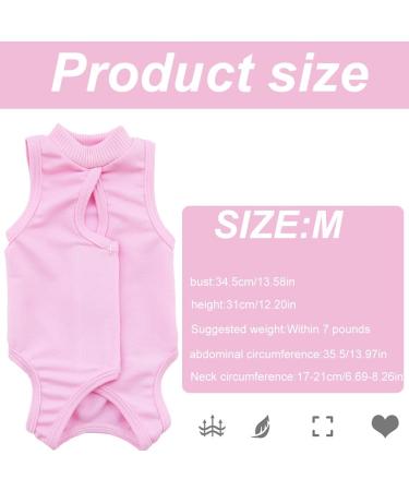 Phcozy Recovery Suit for Cats & Dogs - Protective Clothing for Post-Operative Care Pink - Buy Online on GoSupps.com