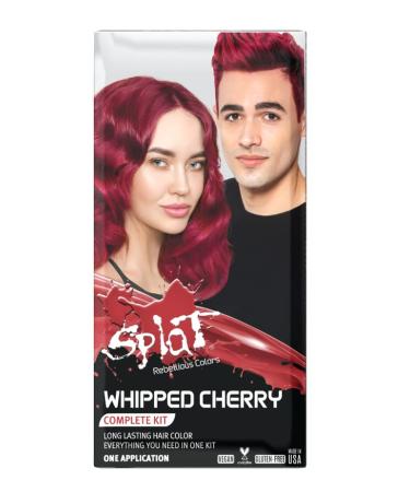 Splat | Complete Hair Dye Kit | Semi-Permanent | Long Lasting | Vegan and Cruelty-Free (Whipped Cherry)