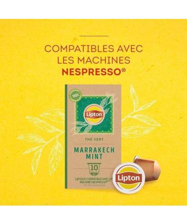 Lipton - Nespresso compatible Green Tea Marrakech capsules - 3x10 - Buy Online on GoSupps.com